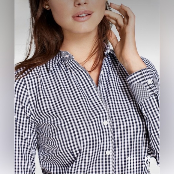 Brooks Brothers Tops - Brooks Brothers Tailored Fit Gingham Stretch Cotton Fun Shirt